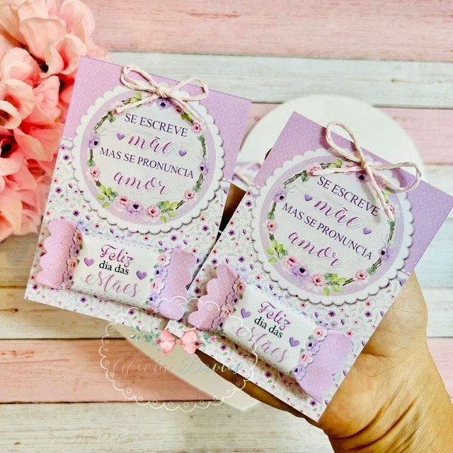cartão dia das mães DIY