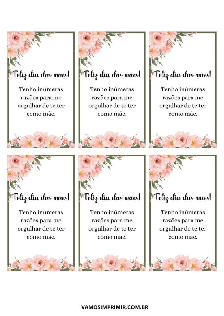 cartinha dia das mães feita à mão vs comprada