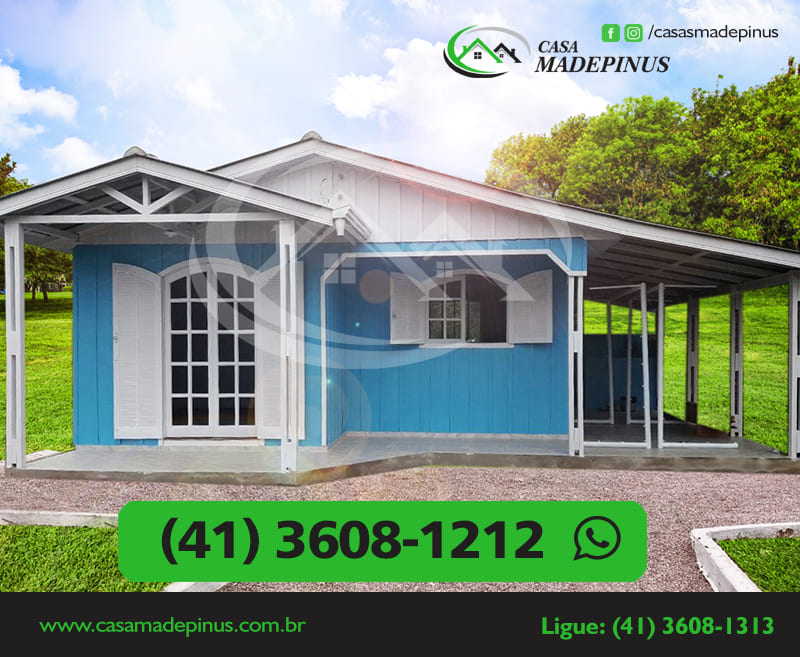 projeto casa de madeira com varanda