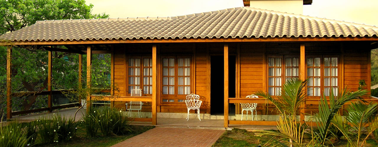 projeto casa de madeira com varanda