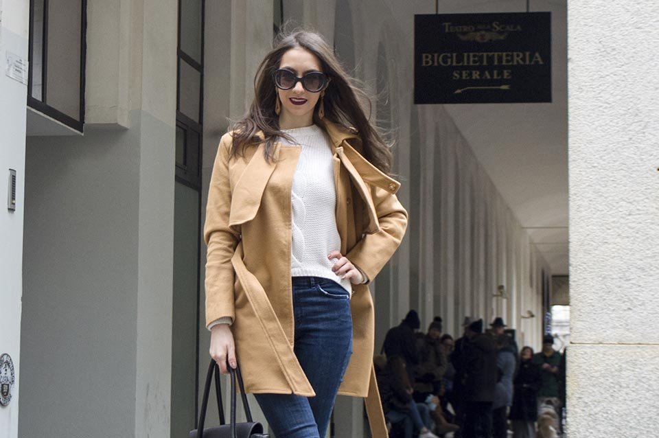 casaco caramelo feminino inverno