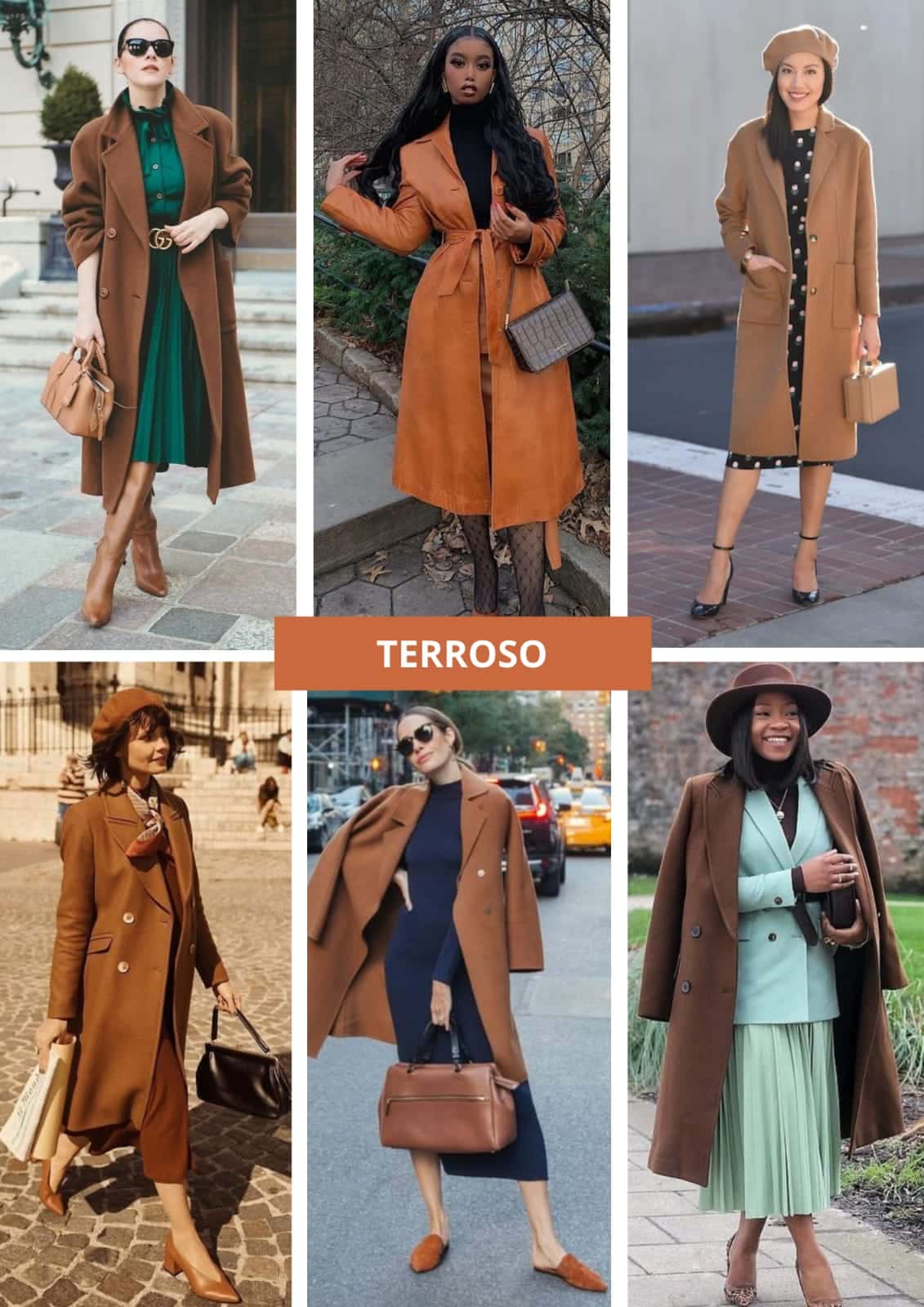 casaco caramelo feminino com vestido