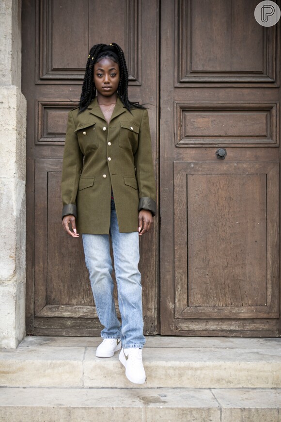 roupas com estampa camuflada