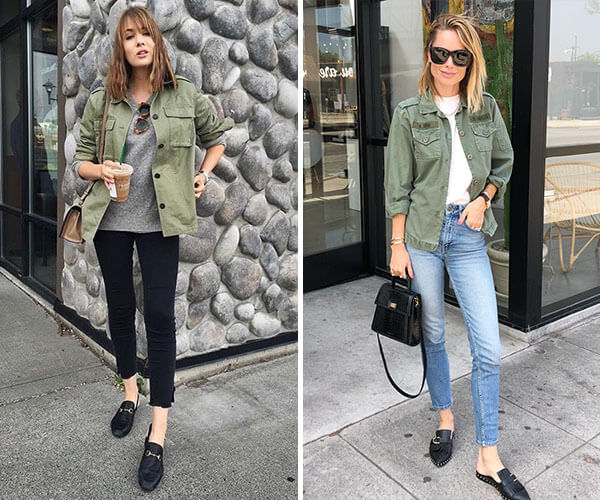 parka militar looks outono inverno