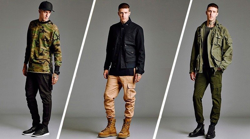 jaqueta militar oversized styling