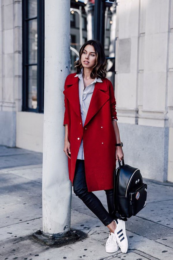 casaco vermelho puffer
