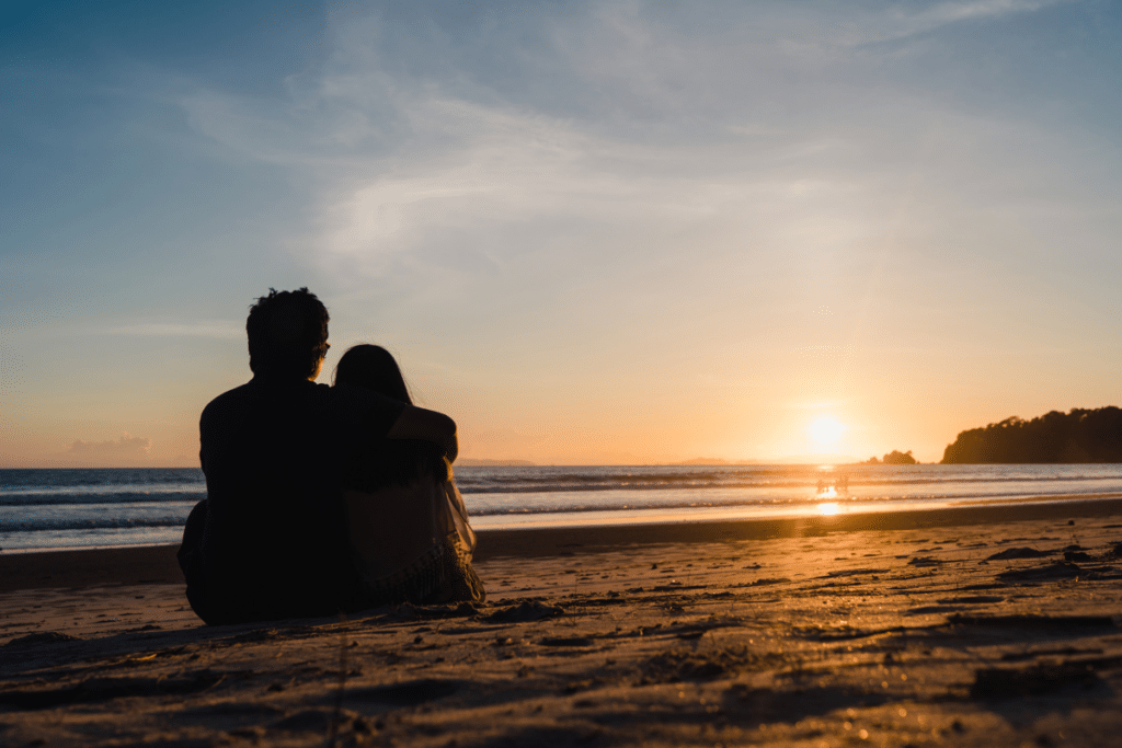 melhores praias para fotos de casal
