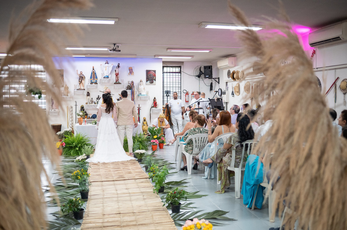 casamento umbandista decoração