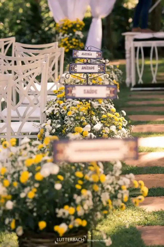 Casamento Rústico com Girassóis: Ideias e Inspirações