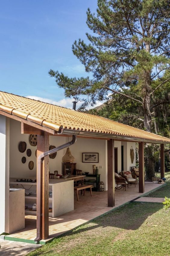 60 ideias de casas de sítio simples com varanda que cabem no bolso