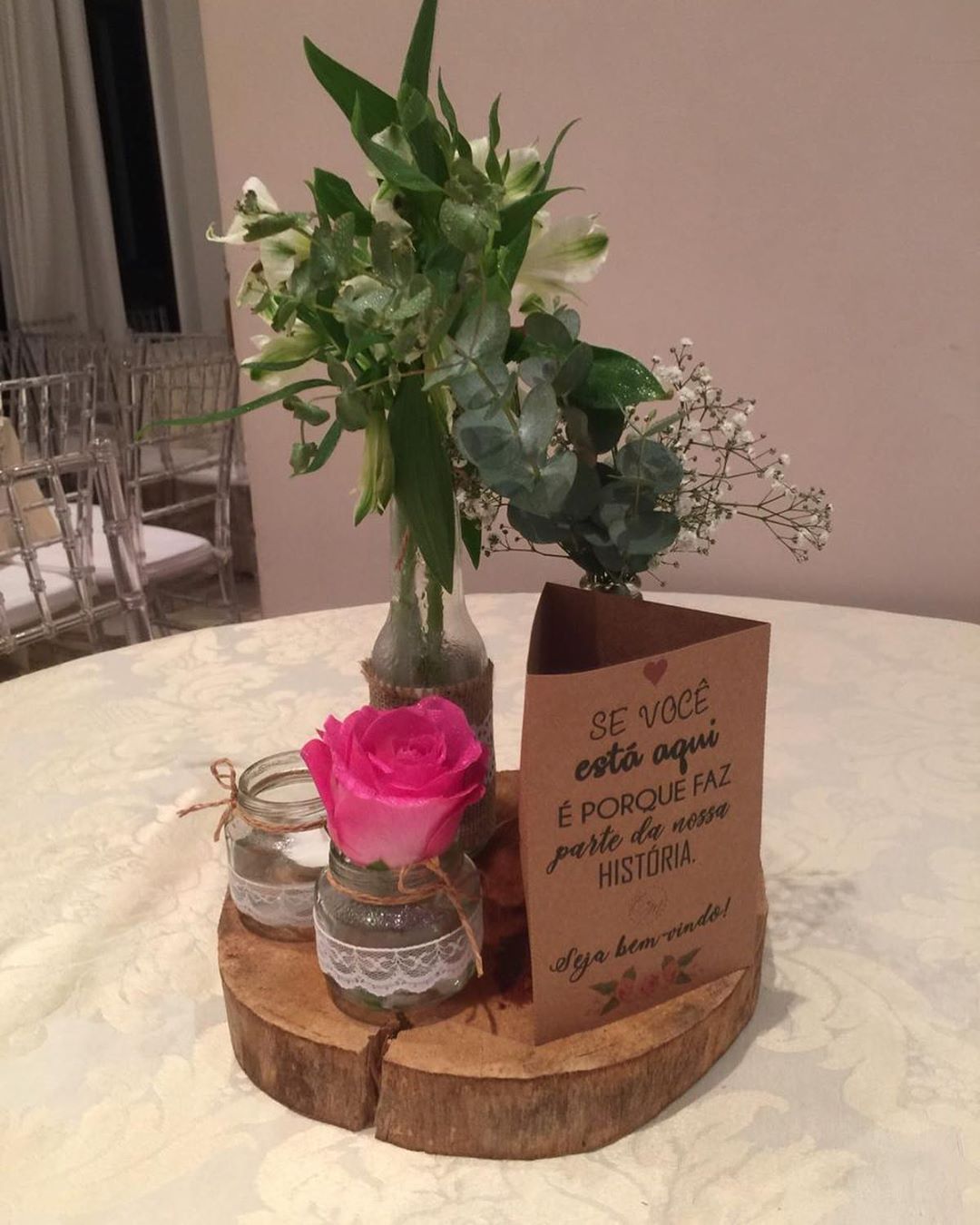 passo a passo centro de mesa casamento diy