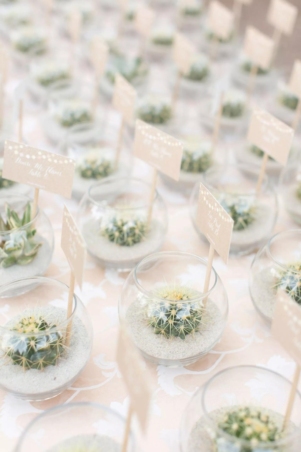 decoração de mesa casamento barato
