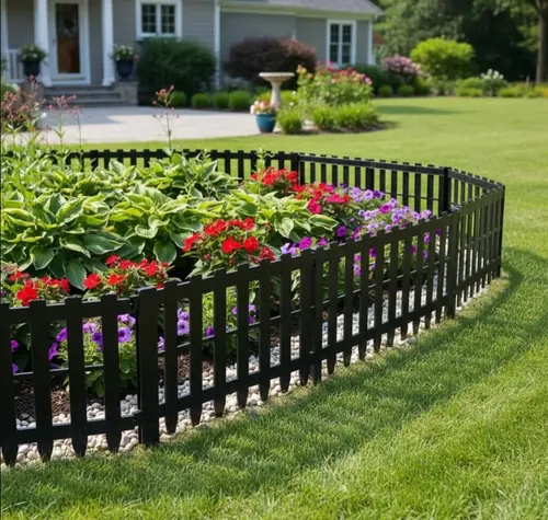 cerca de plástico para jardim