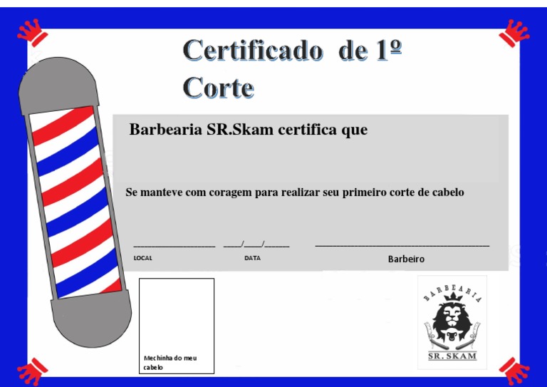 Guia Completo: Como Personalizar seu Certificado de Primeiro Corte de Cabelo
