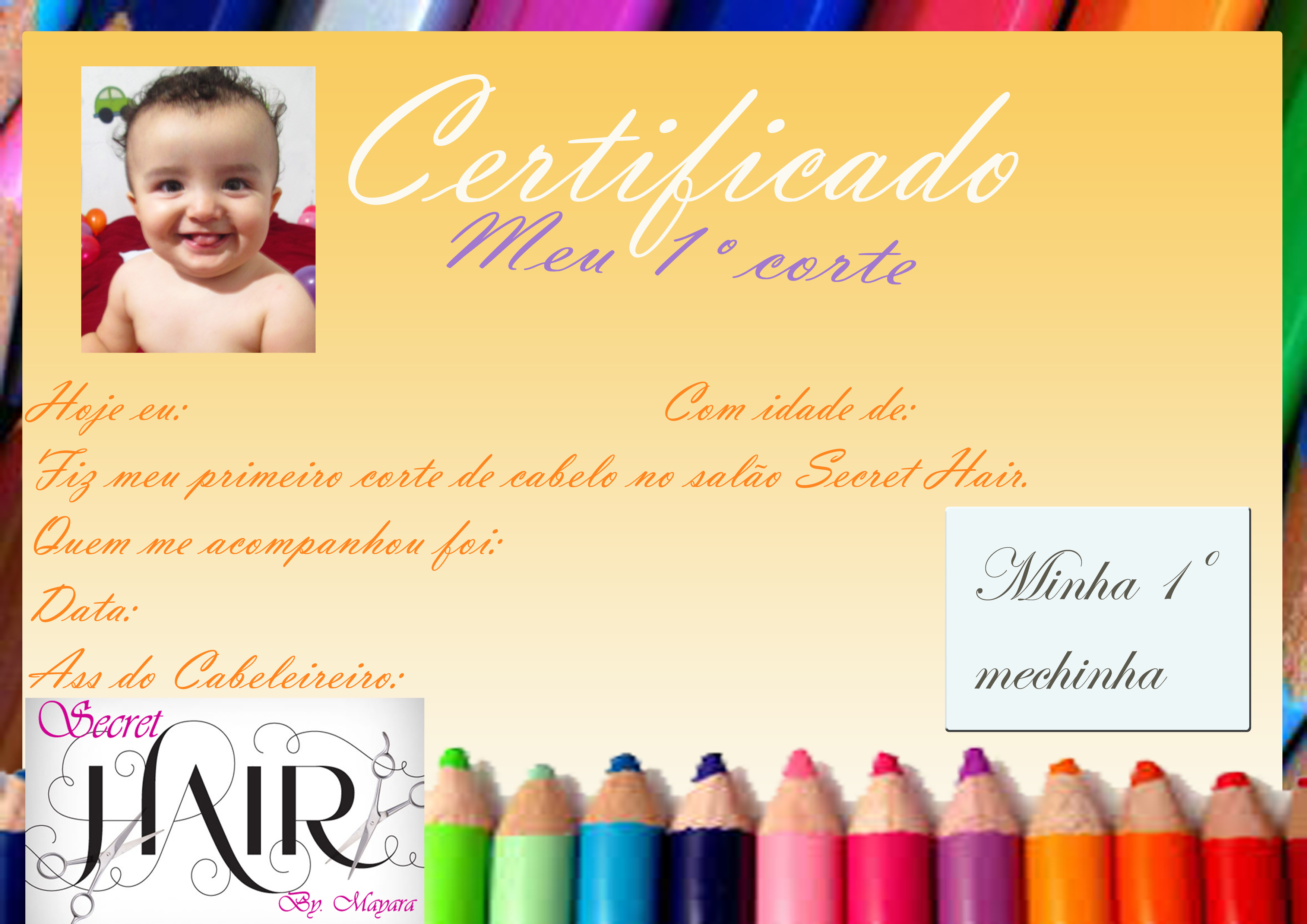 Os Melhores Papéis e Dicas de Impressão para seu Certificado de Primeiro Corte