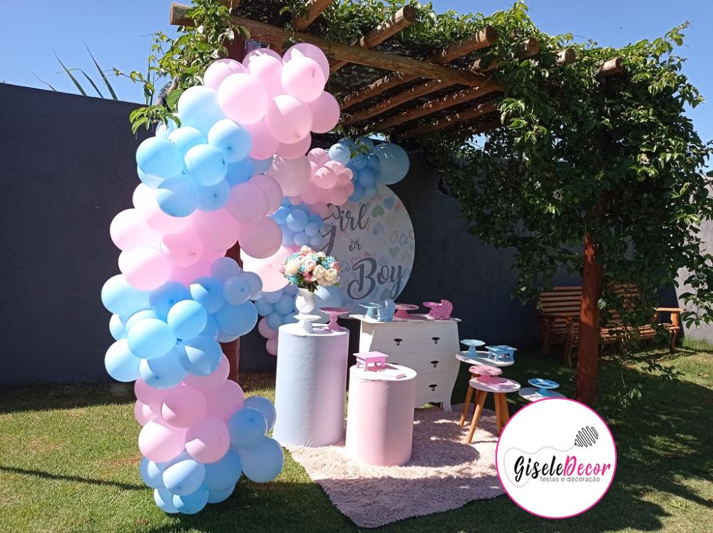 mini table chá revelação inspiração