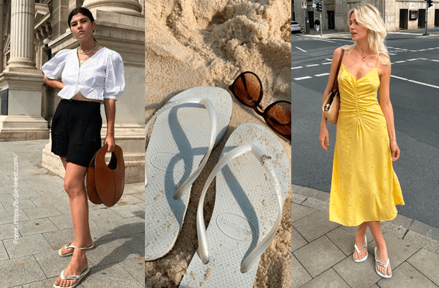havaianas slim square looks