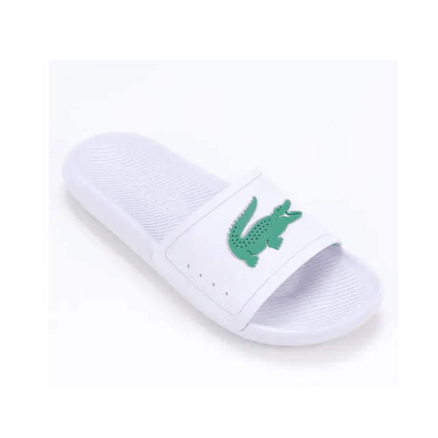 chinelo lacoste branco inspiração