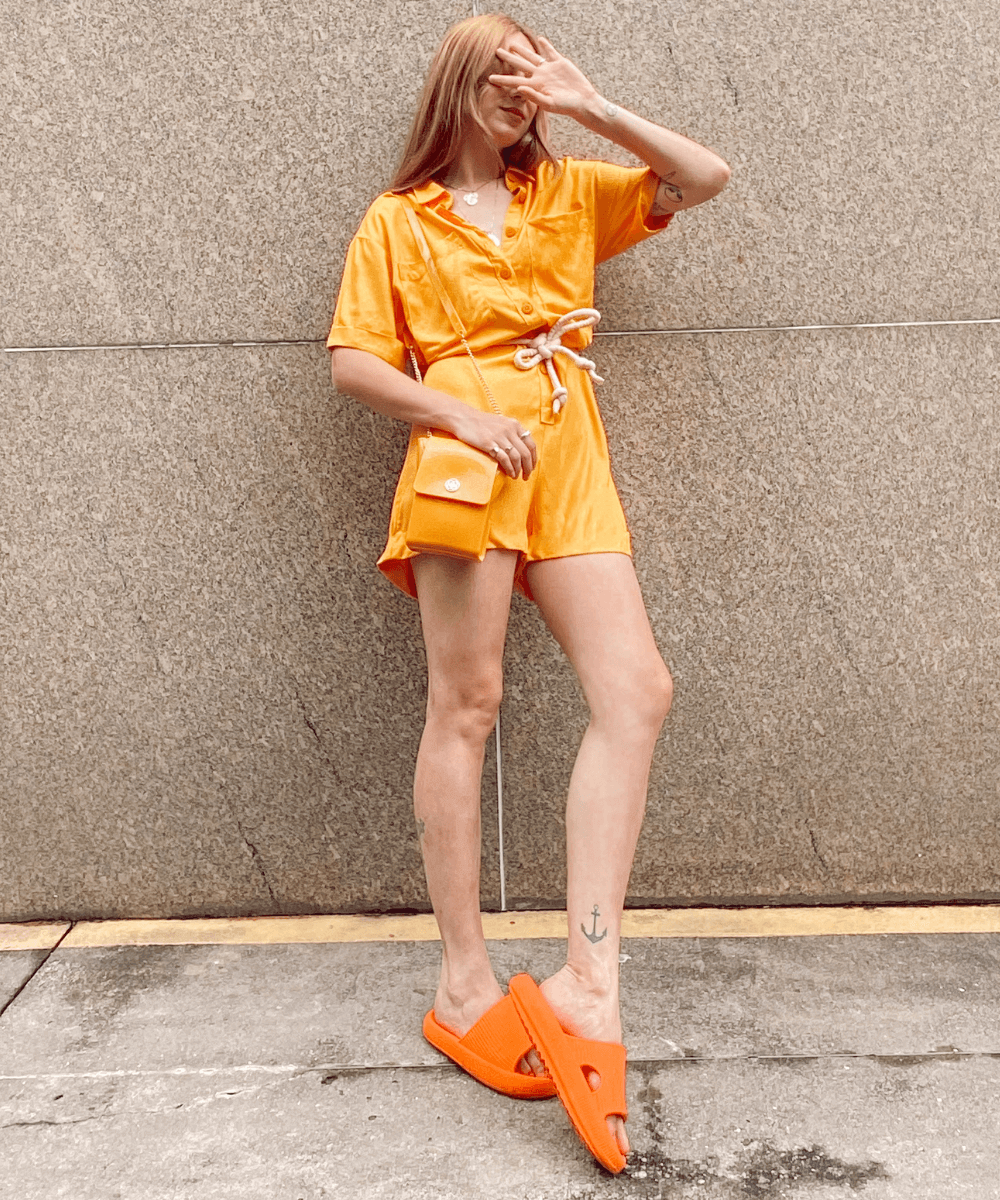 Como usar chinelo slide nuvem