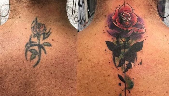 ideias de tatuagem feminina para cobrir outra