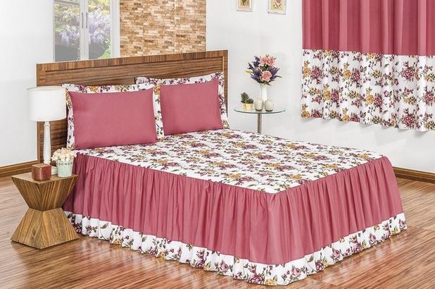 Top 5 Melhores Lojas para Comprar Colcha Casal Bordada com Babado Online