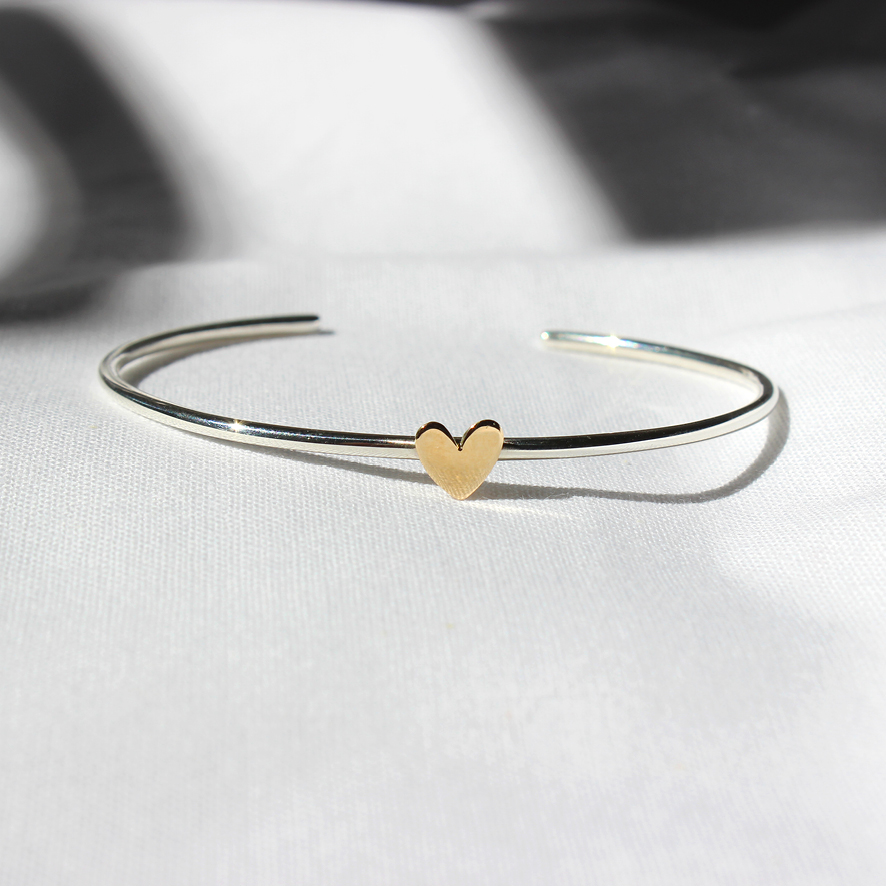 bracelete prateado feminino duplo
