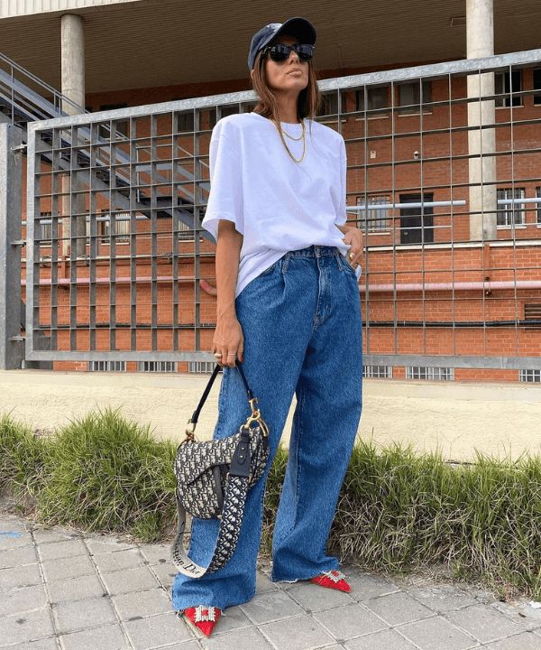 quanto custa montar look wide leg t-shirt oversized