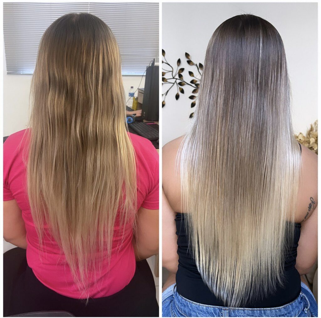 como cortar cabelo reto sozinha