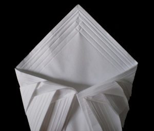 dobras de guardanapo de papel para natal