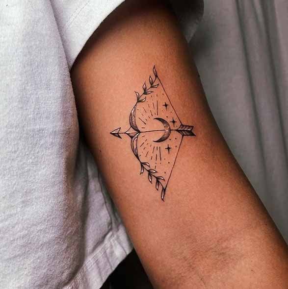 ideias tatuagem sagitário feminina