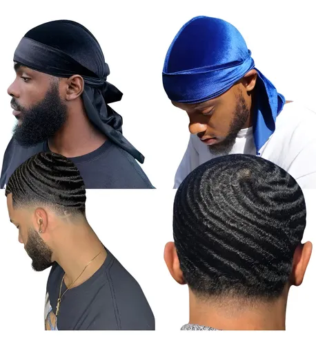 penteado com touca nero