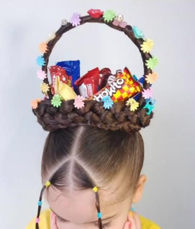 tutorial cabelo maluco arco-íris