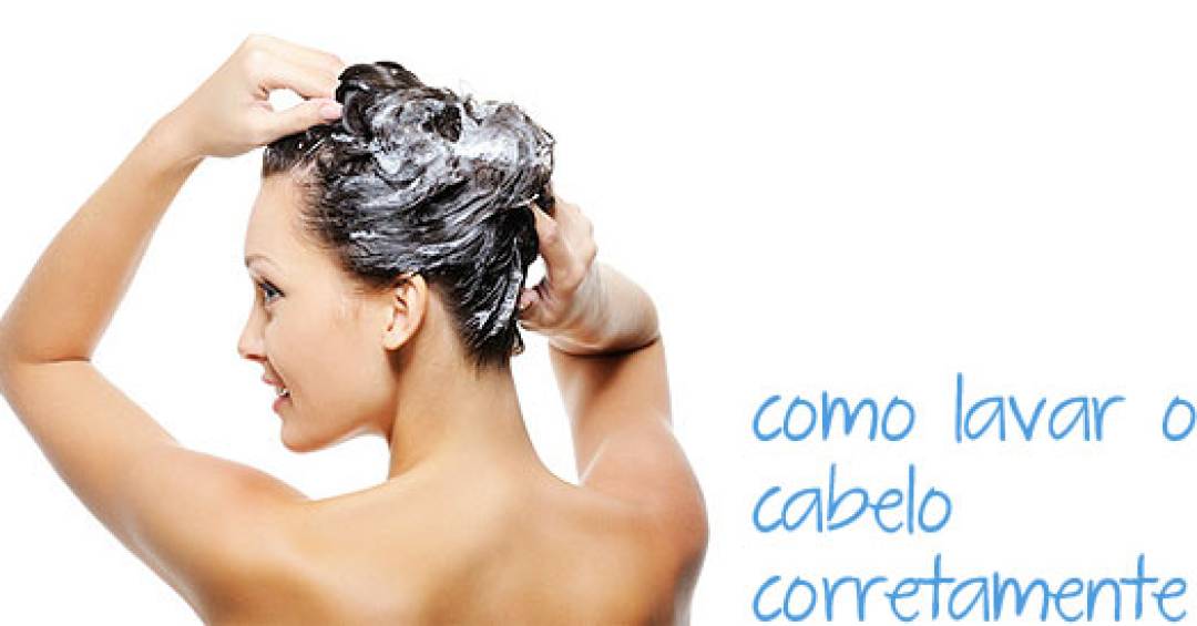 como lavar cabelo