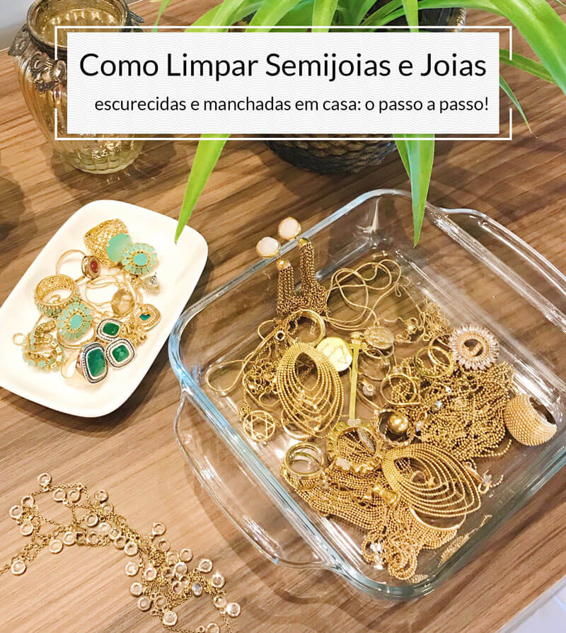 limpar ouro com bicarbonato