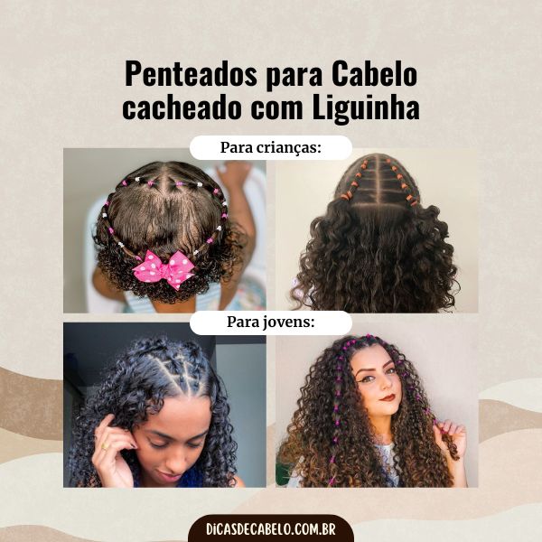 como prender o cabelo cacheado