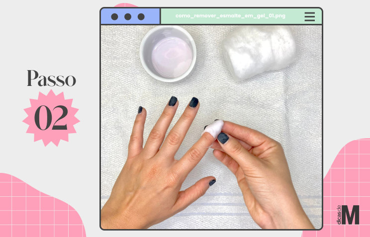 como tirar esmalte em gel em casa
