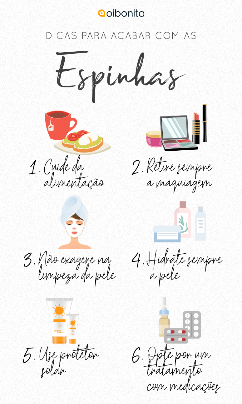 como tirar espinha