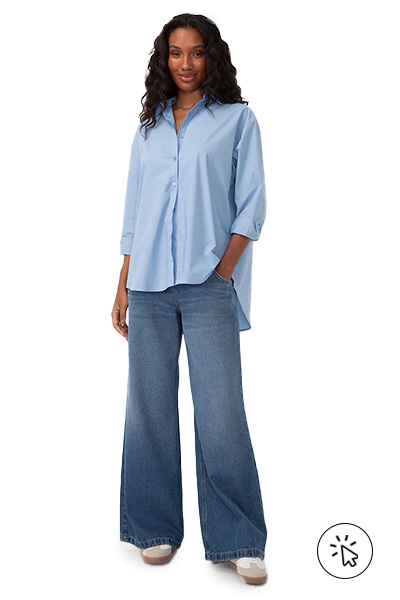 camiseta oversized como vestido