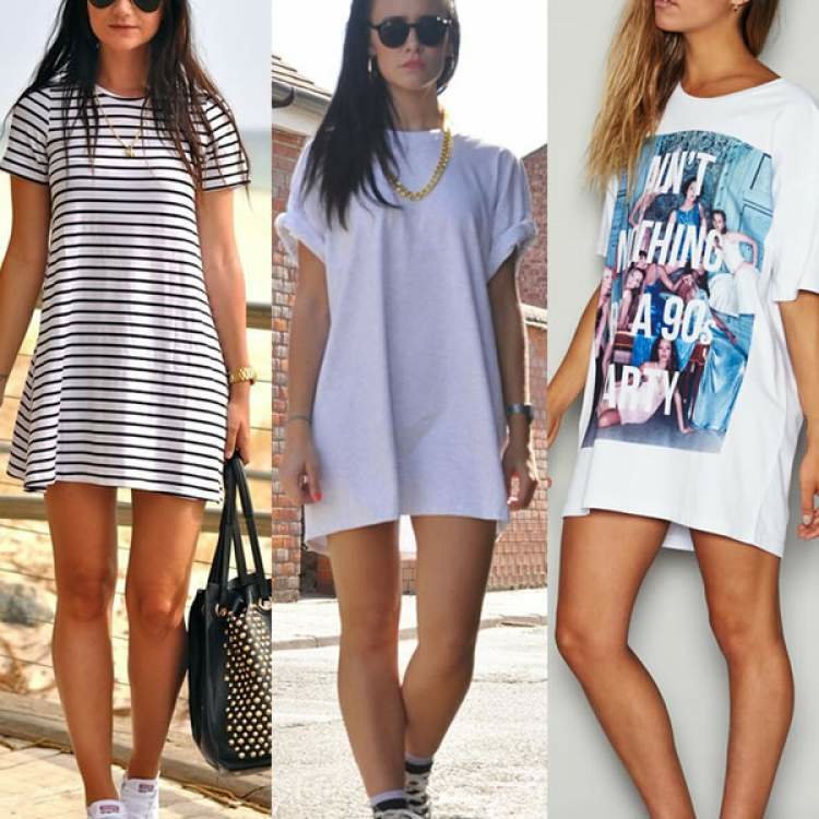 sobreposições com camiseta oversized