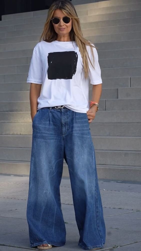 looks com camiseta oversized