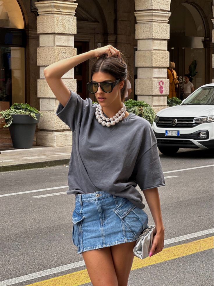 camiseta oversized para inverno