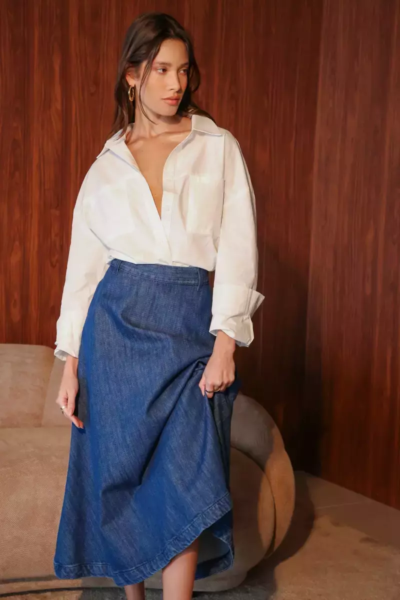 saia jeans casual