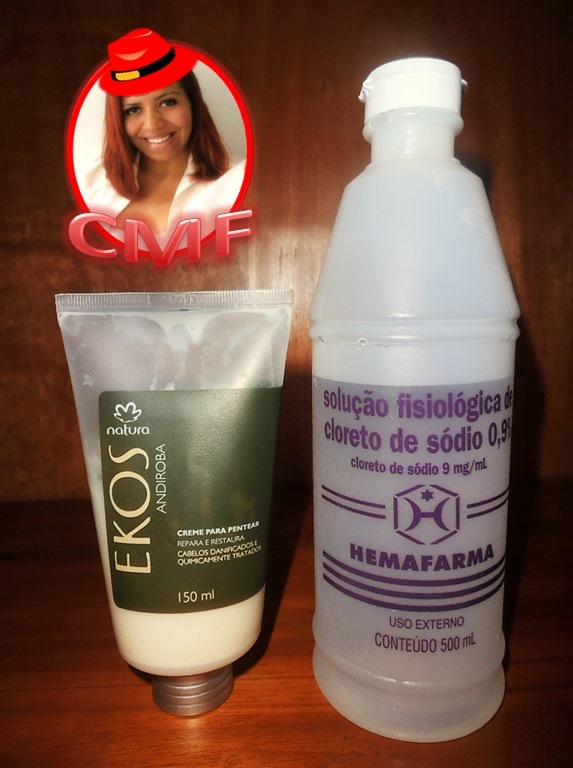 soro fisiológico cabelo liso