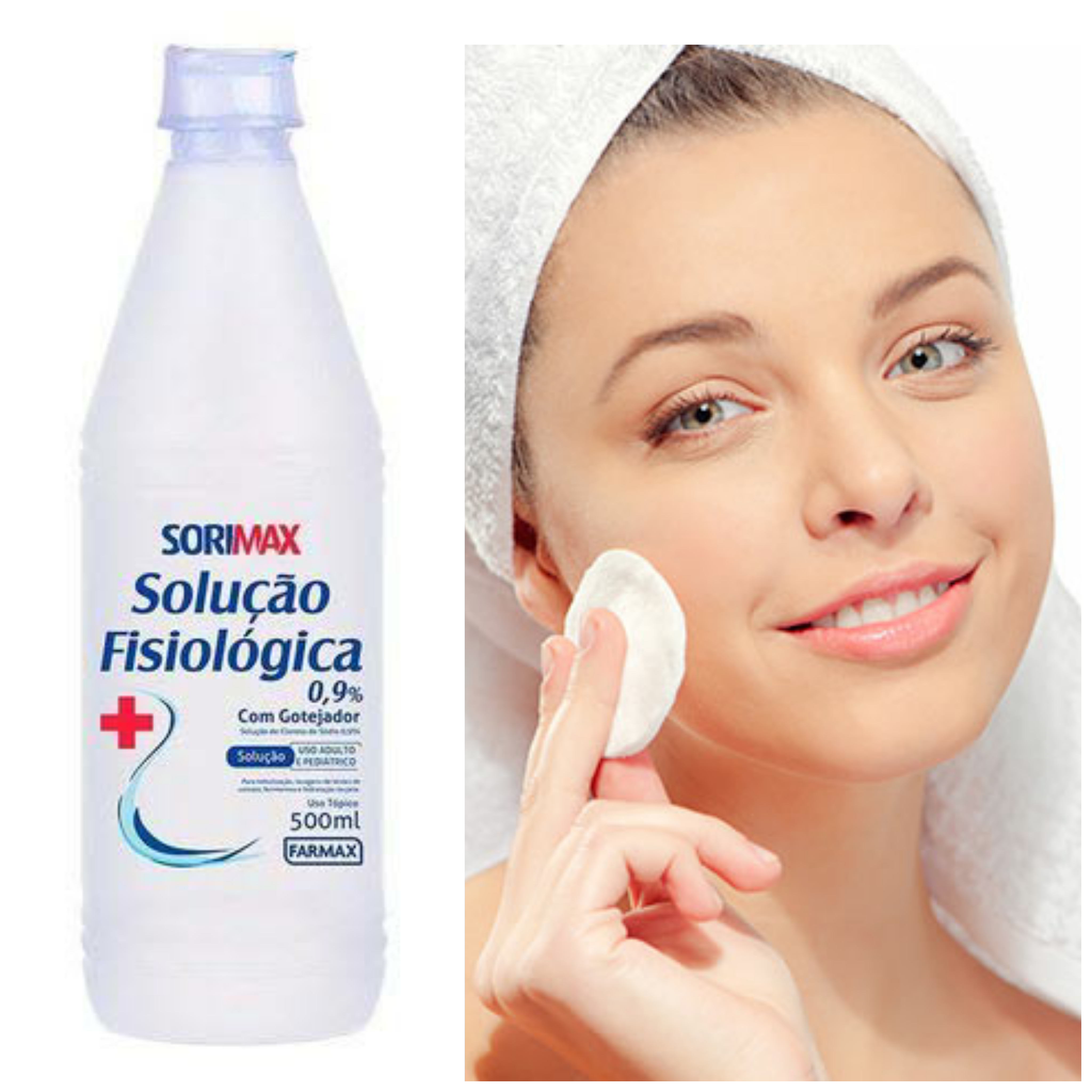 soro fisiológico cabelo com química
