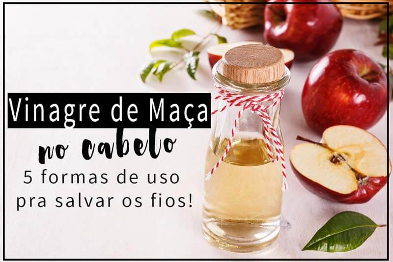 como usar vinagre de maça no cabelo