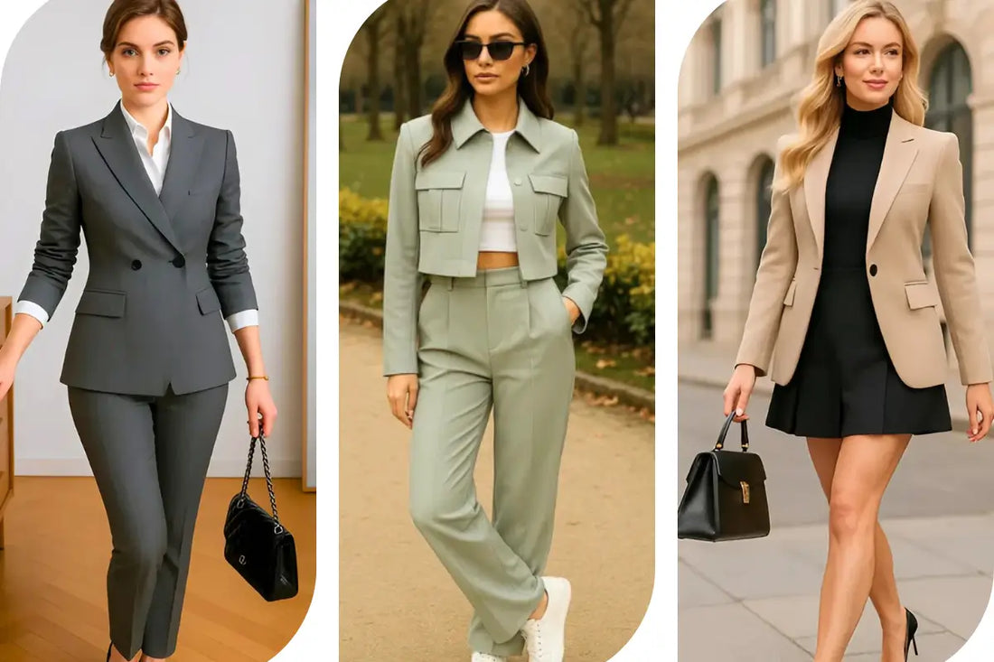 Conjunto alfaiataria blazer e calça