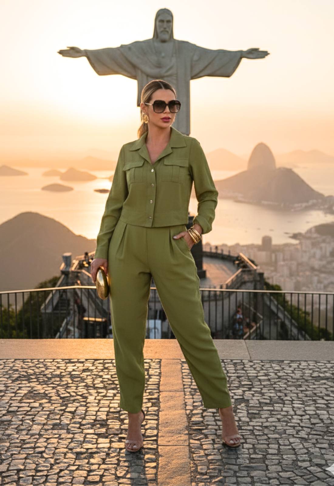 Conjunto alfaiataria verão
