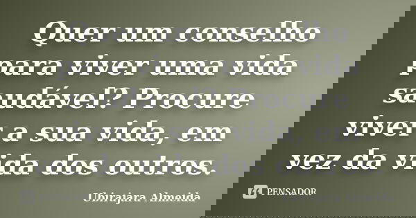 Conselhos Para Vida
