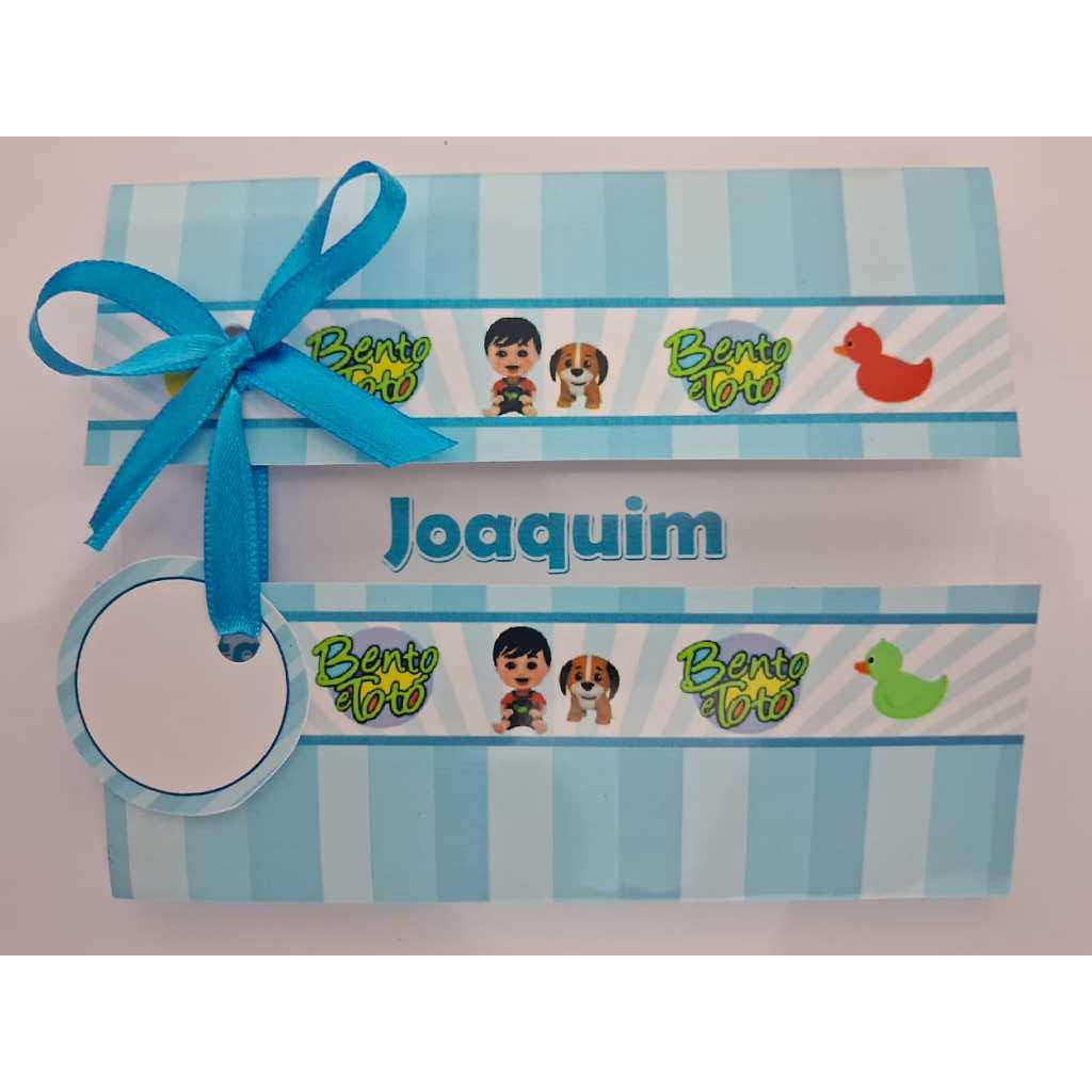 convite bento e toto gratis
