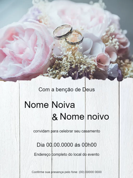 convite de casamento com lacre de cera